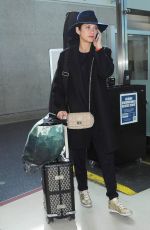 MARION COTILLARD Arrives at Los Angeles International Airport 0611