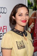 MARION COTILLARD at AFI Fest 2014 in Los Angeles