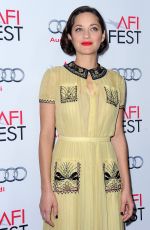 MARION COTILLARD at AFI Fest 2014 in Los Angeles