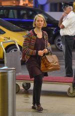 MIA WASIKOWSKA and Jesse Eisenberg Arrives at LAX Airport in Los Angeles