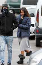 MICHELLE KEEGAN on the Set of Ordinary Lie in Cheshire