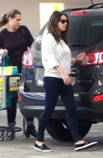 MILA KUNIS Shopping at Ralph