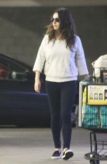 MILA KUNIS Shopping at Ralph