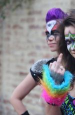 MILANA VAYNTRUB on the Set of Wrestling Isn