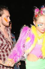 MILEY CYRUS Arrives at Factory Nightclub for Her Birthday Party