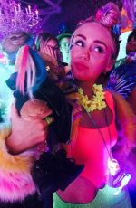 MILEY CYRUS Celebrates Her 22d Birthday at The Factory Nightclub in Hollywood
