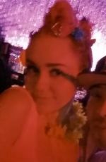 MILEY CYRUS Celebrates Her 22d Birthday at The Factory Nightclub in Hollywood