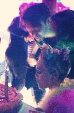 MILEY CYRUS Celebrates Her 22d Birthday at The Factory Nightclub in Hollywood