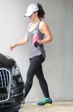 MINKA KELLY Leaves a Gym in West Hollywood 2011