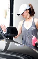 MINKA KELLY Leaves a Gym in West Hollywood 2011