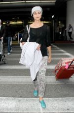 MORENA BACCARIN Arrives at Los Angeles International Airport