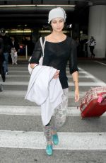 MORENA BACCARIN Arrives at Los Angeles International Airport