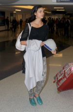 MORENA BACCARIN Arrives at Los Angeles International Airport