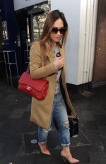 MYLEENE KLASS in Ripped Jeans Out in London 1811
