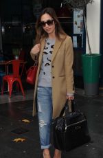 MYLEENE KLASS in Ripped Jeans Out in London 1811