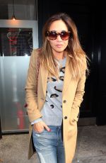 MYLEENE KLASS in Ripped Jeans Out in London 1811