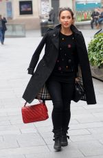 MYLEENE KLASS Leaves Capital Radio Studio in London