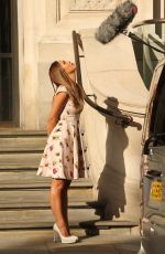 MYLEENE KLASS on the Set of Littlewoods Advert in London