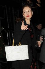 OLGA KURYLENKO at Dolce & Gabbana Christmas Tree Party in London