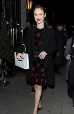OLGA KURYLENKO at Dolce & Gabbana Christmas Tree Party in London
