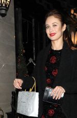 OLGA KURYLENKO at Dolce & Gabbana Christmas Tree Party in London