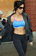 PADMA LAKSHMI in Leggings and Tank Top Heading to a Gym in New York