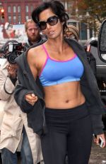 PADMA LAKSHMI in Leggings and Tank Top Heading to a Gym in New York