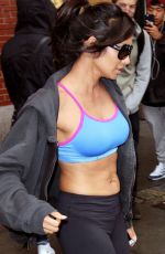PADMA LAKSHMI in Leggings and Tank Top Heading to a Gym in New York
