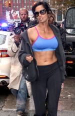 PADMA LAKSHMI in Leggings and Tank Top Heading to a Gym in New York