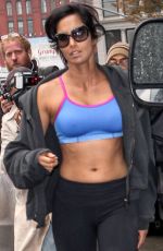 PADMA LAKSHMI in Leggings and Tank Top Heading to a Gym in New York