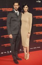 PAZ VEGA at La Ignorancia De La Sangre Premiere in Madrid
