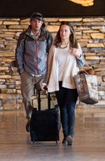 PIPPA MIDDLETON Arrives at Jackson Hole Airport in Wyoming