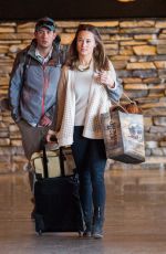 PIPPA MIDDLETON Arrives at Jackson Hole Airport in Wyoming