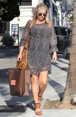 Pregnant ALI LARTER Out and About in Beverly Hills