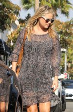 Pregnant ALI LARTER Out and About in Beverly Hills