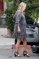 Pregnant ALI LARTER Out and About in Beverly Hills
