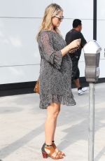 Pregnant ALI LARTER Out and About in Beverly Hills