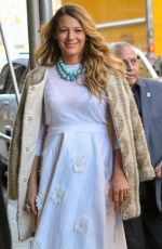 Pregnant BLAKE LIVELY Out and About in New York
