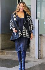 Pregnant BLAKE LIVELY Out and About in New York