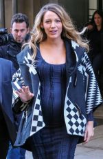 Pregnant BLAKE LIVELY Out and About in New York