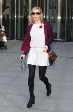 RACHEL RILEY Arrives at BBC Radio Studios in London 0111