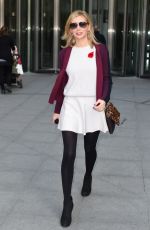 RACHEL RILEY Arrives at BBC Radio Studios in London 0111