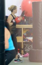 REESE WITHERSPOON at a Boxing Class in Brentwood
