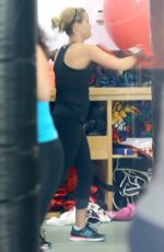 REESE WITHERSPOON at a Boxing Class in Brentwood