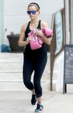REESE WITHERSPOON at a Boxing Class in Brentwood