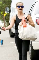 REESE WITHERSPOON at a Boxing Class in Brentwood