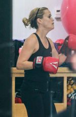 REESE WITHERSPOON at a Boxing Class in Brentwood