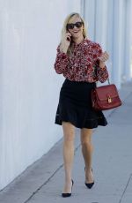 REESE WITHERSPOON in Skirt Out in Brentwood 0511