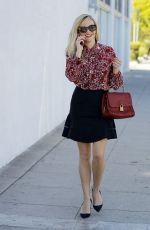 REESE WITHERSPOON in Skirt Out in Brentwood 0511