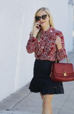 REESE WITHERSPOON in Skirt Out in Brentwood 0511